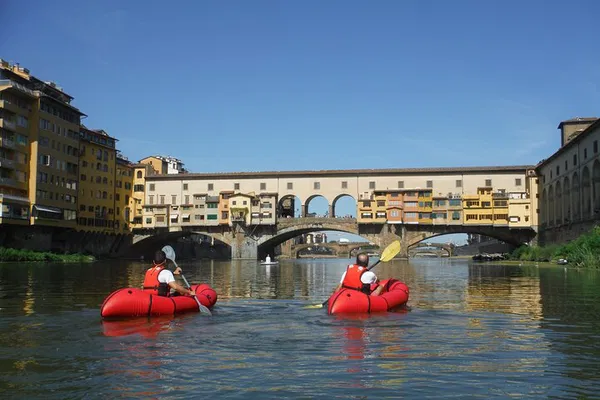 Glide Under Florence's Old Bridge: A Kayak Adventure on the Arno