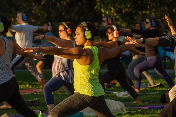 Groove & Flow: Silent Disco Yoga Bliss at Lake Merritt