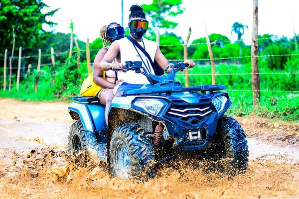 Dominican Thrills: ATV Adventure & Snorkeling Cruise with Open Bar!