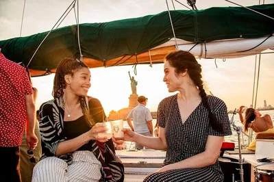 Sunset Spectacle: Sail to Lady Liberty on Schooner America