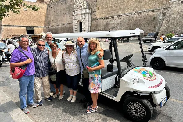 Rome Golf Cart Tour: See Colosseum & Hidden Gems!