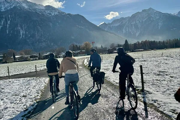 Interlaken Winter E-Bike Tour: Valley Views & Hot Cocoa!