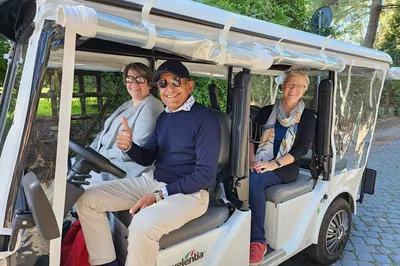 Glide Through Ancient Rome: Private Golf Cart Adventure