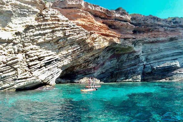 Ibiza Paddle Surf & Snorkel: Explore Caves & Marine Life!