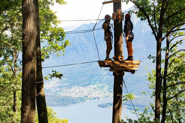 Conquer Lake Como: Adult Adventure Park Daily Thrills