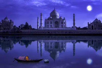 Moonlit Majesty: Taj Mahal Night Tour Experience
