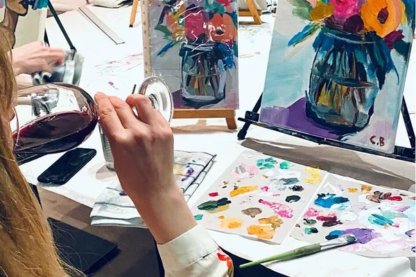 Unleash Your Inner Artist: Brussels Wine & Painting Workshop!