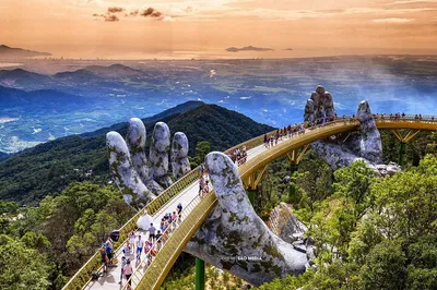 Discover Da Nang's Heights: Ba Na Hills & Golden Bridge Small Group Adventure