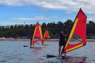 Conquer the Adriatic: 2-Hour Windsurfing Adventure in Poreč