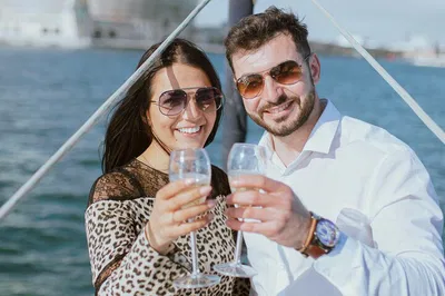 Barcelona Private Boat Bliss: Sail, Sip & Skyline Views!