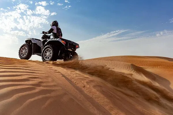 Dubai Desert Safari: Quad Bike, Dinner & Thrilling Shows
