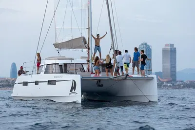 Luxury Catamaran Cruise: Barcelona's Ultimate Group Experience