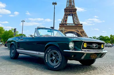 Parisian Charm: A '67 Mustang Convertible Private Tour