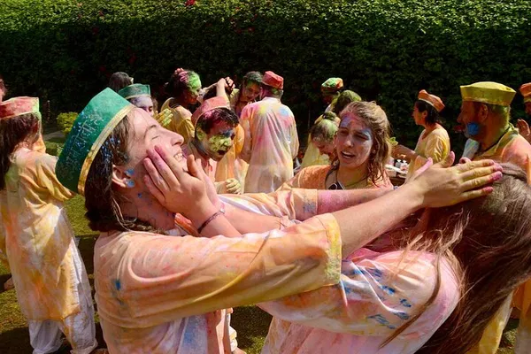 Vibrant Holi Celebration in Agra - Herbal Colors & Fun!