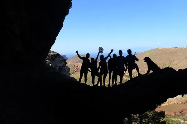 Discover Porto Santo's Hidden Gems: Ana Ferreira Caves & Peaks Trek!