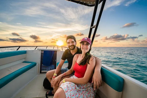 Cancun: Isla Mujeres Private Sunset Boat Trip