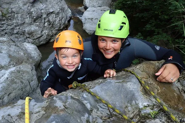 Family Fun Canyoning in Lake Garda for Beginners!