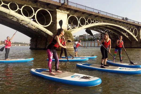 Glide Through Seville: Paddle Surf Adventure on the Guadalquivir River