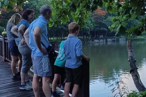 Bangkok Twilight: Bamboo Bikes, River Dining & Firefly Spectacle