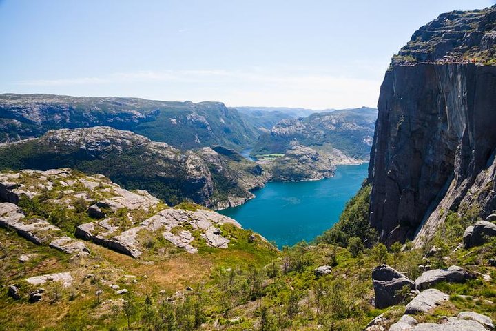 Stavanger Fjord Adventure: Cruise to Waterfalls, Caves & Pulpit Rock!