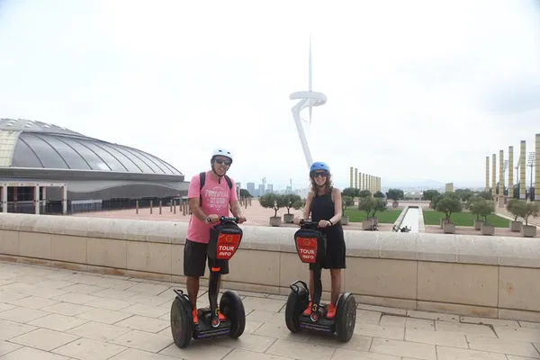 Glide Through Barcelona: Montjuic Hill Segway Panoramic Adventure