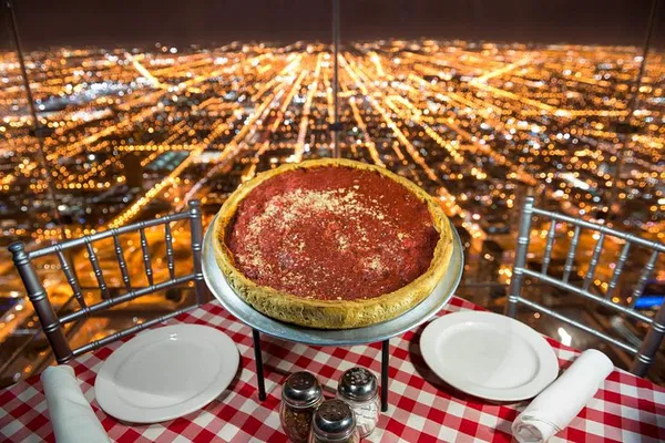 Dine High: Skydeck Chicago VIP Pizza Dinner