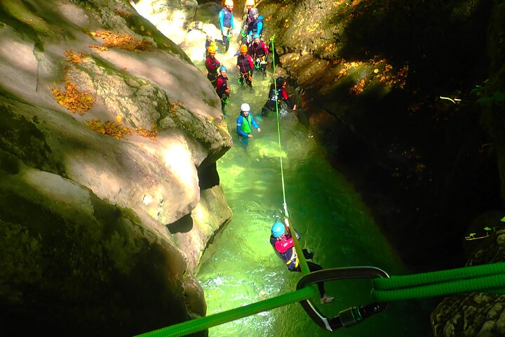 Experience Thrills: Grenoble Canyoning Adventure in Furon Canyon