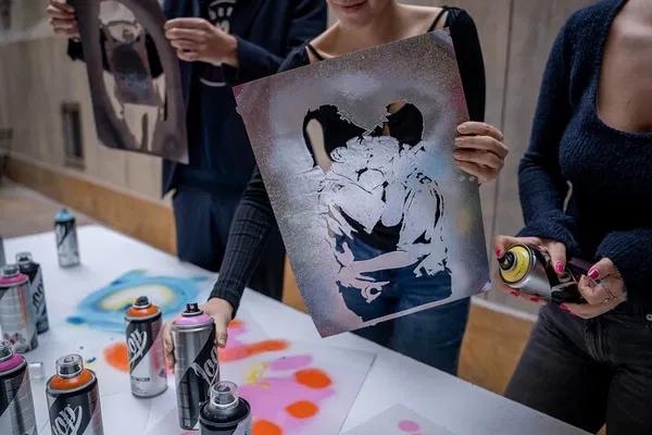 Unleash Your Inner Banksy: Stencil Art Workshop in Barcelona!