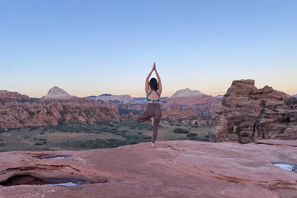 Zenith Serenity: Yoga & Hiking Amidst Zion's Majesty