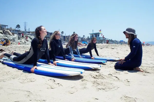Huntington Beach: Private Group Surf Lessons