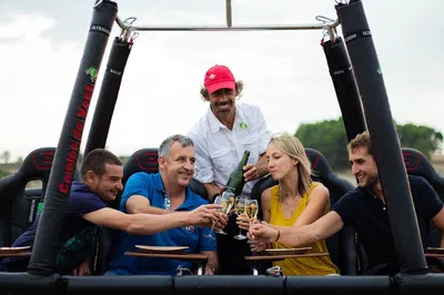 Barcelona Hot Air Balloon VIP Flight with Gourmet Menu
