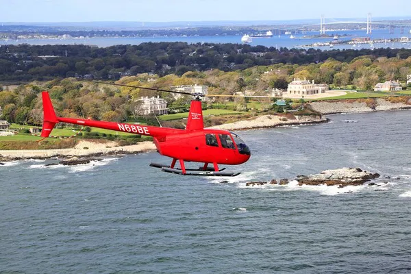 Newport's Gilded Age From Above: Helicopter Mansion Tour