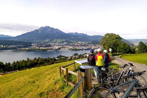 Lucerne's Lakeside Charm: E-Bike & Cruise Adventure!
