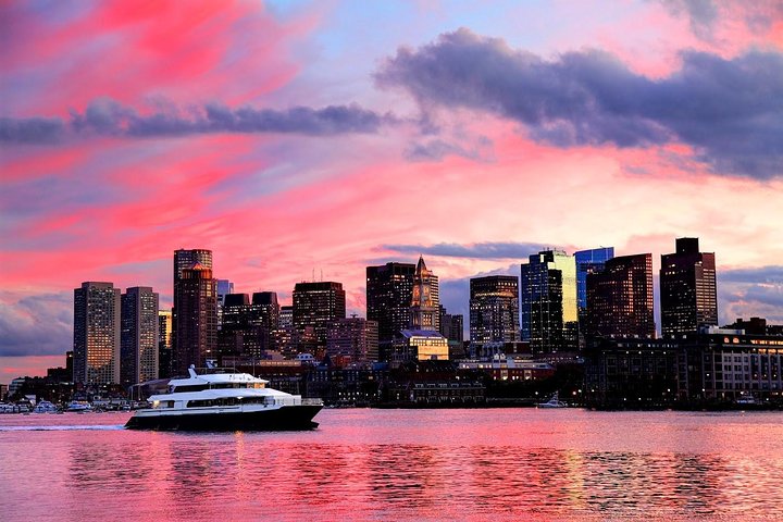 Boston Sunset Cruise: Harbor Views & USS Constitution!