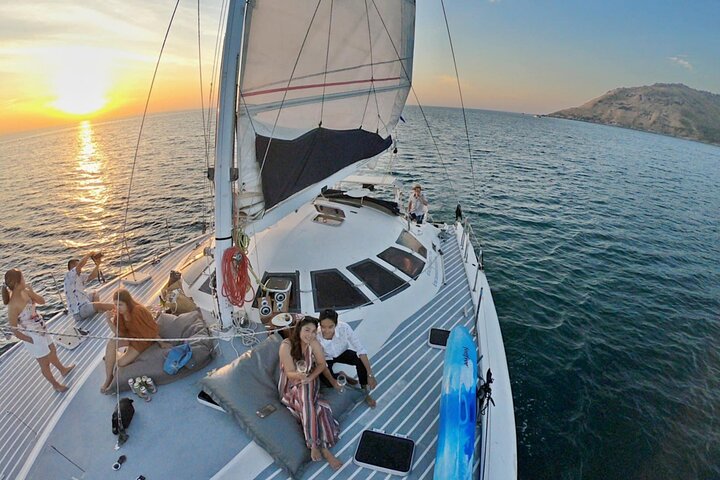 Phuket's Sunset Spectacle: Coral Island Catamaran Cruise!