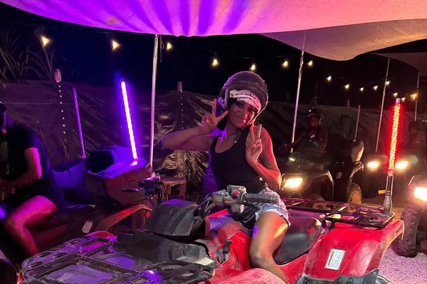 Miami's Thrilling Night Ride: LED ATV Adventure!