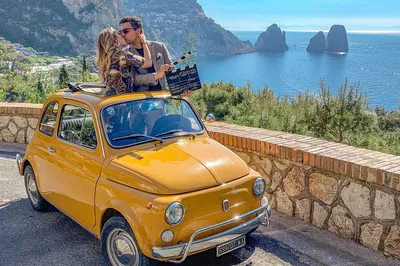 Capri Photo Tour: Ride a Yellow Fiat & See Secret Spots!