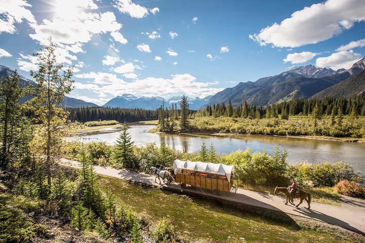Banff Covered Wagon Ride with Western Cookout