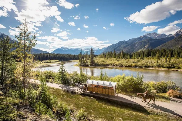 Banff Covered Wagon Ride with Western Cookout