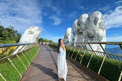 Da Nang Adventure: Golden Bridge, Marble Mountains & Hassle-Free Transfer!