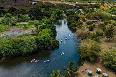 Oahu's Anahulu River Adventure: Kayak, SUP, Turtles & Island Feast!