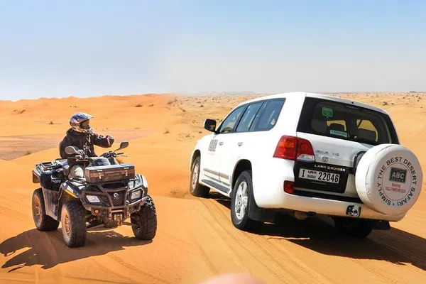 Dubai Desert Safari: Dune Bashing, ATV, Camel Ride & BBQ