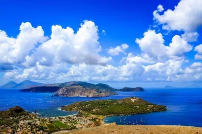 Aeolian Island Escape: Lipari & Vulcano Tour from Cefalù
