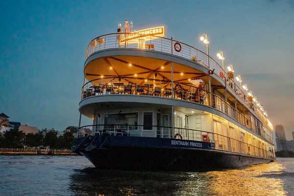 Saigon Dinner Cruise: Buffet, Music & City Lights!