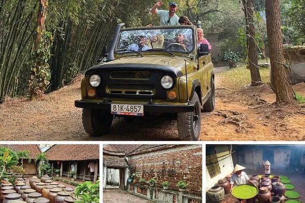Hanoi Jeep Adventure: Unveiling Duong Lam's Ancient Charms