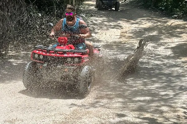 Cozumel ATV Tour: Jade Caves & Mayan Village!