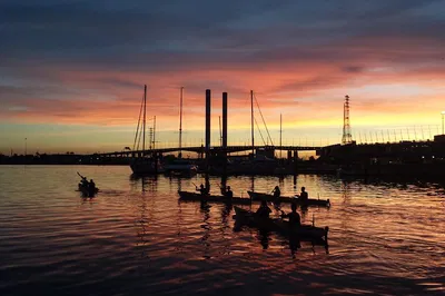 Sunset Kayak & Dine: Melbourne's Sparkling Skyline Adventure