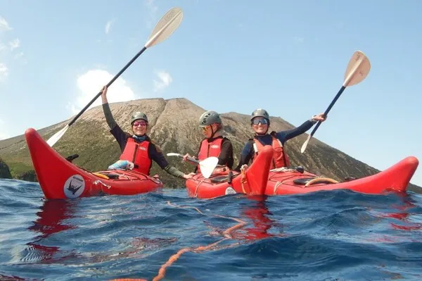 Vulcano Island Kayak & Coasteering: Private Sea Adventure