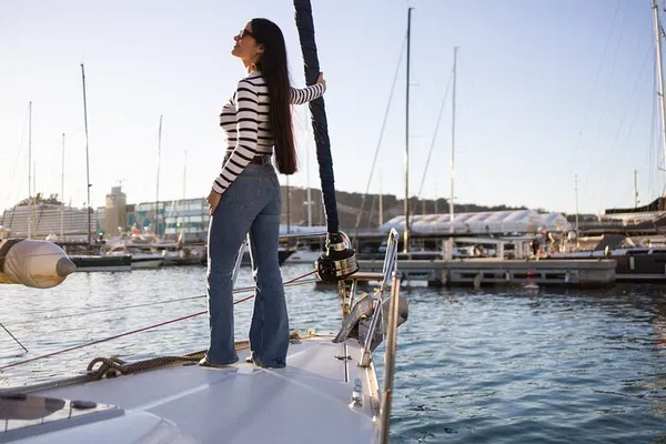 Exclusive Barcelona Sail: Private Mediterranean Escape with Drinks & Snacks