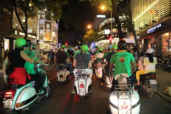 Saigon's Night: A Vespa Street Food Adventure